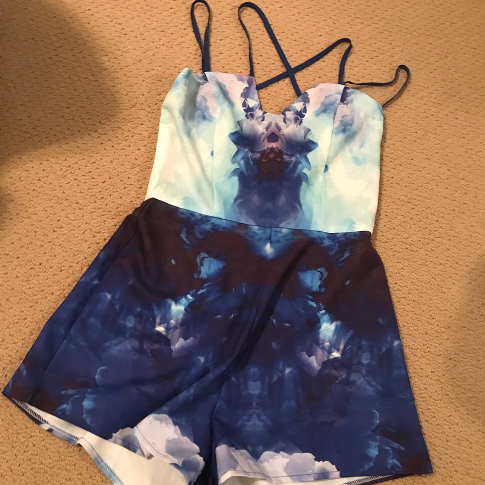 Lf indikah blue romper